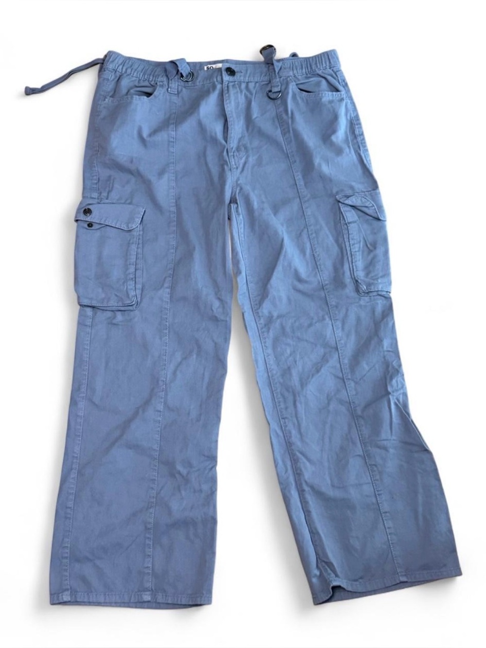 Blue cargo pants women size xl